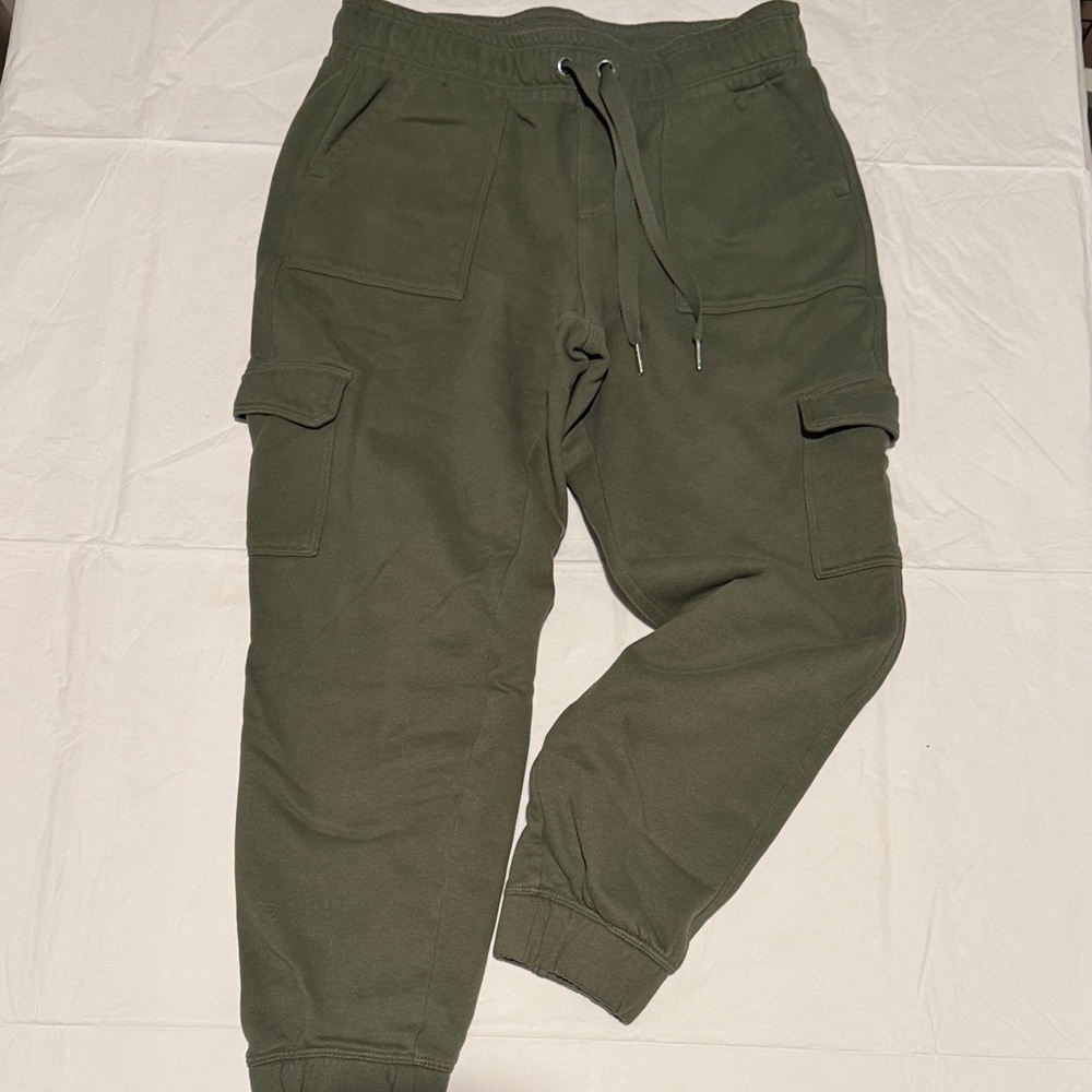 Calvin Klein Performance Green Cargo Jogger Pants